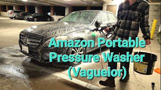 Amazon Portable Power Washer Reveiw and Car Wash [upl. by Ereveniug828]