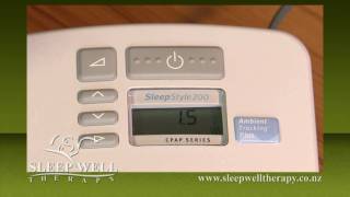 How to change settings  Sleep Style 200 Series [upl. by Tessi446]