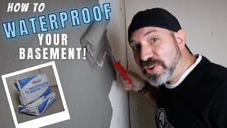 How to WaterProof your Basement walls [upl. by Eendyc]