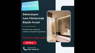 EV VE OFİS İÇİN CAM FİLMLERİ [upl. by Ahsinav]