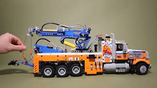 Play features and functions of LEGO® Technic 42128 Heavyduty Tow Truck [upl. by Matilde]