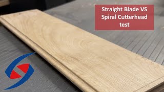 Spiral VS Straight Cutterhead Client Test  Sheartak Tools [upl. by Aihtnyc]