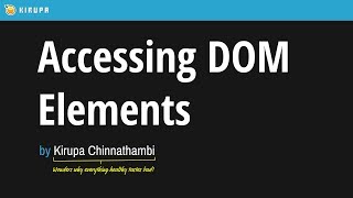 11 Accessing DOM Elements in React [upl. by Nac]