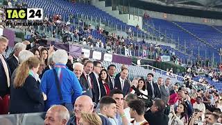 Europei Atletica 2024 Iapichino d’argento salto in lungo l’abbraccio con Mattarella in tribuna [upl. by Ihpen]