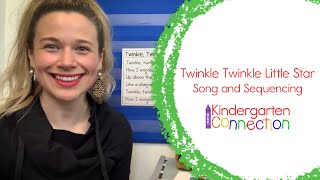 Twinkle Twinkle Little Star  PreK and Kindergarten Song and Sequencing [upl. by Orlantha566]