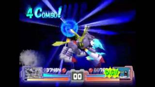 Digimon Rumble Arena  Agumon amp Gabumon Combo video [upl. by Lyrem]