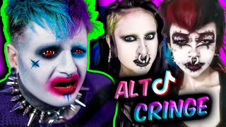 GOTH REACTS TO CRINGE ALT TIKTOK [upl. by Britney410]