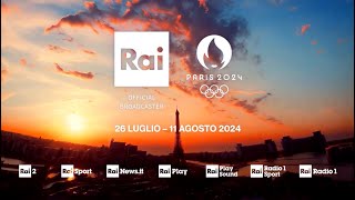 In diretta e in esclusiva in chiaro su Rai 2 e Rai Sport le Olimpiadi di Parigi 2024 [upl. by Lisandra]