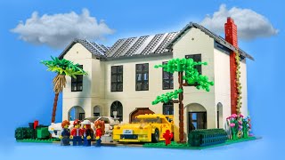 BUILDING A 2 STORY LEGO MANSION [upl. by Halimak]