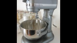 UNBOXING KitchenAid Pro 550 HD Stand Mixer in Contour Silver [upl. by Selyn]