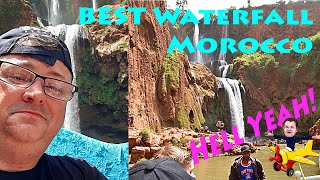 Moroccos Biggest and BEST  Ouzoud Waterfalls  Day Trip from Marrakech  Travel Vlog [upl. by Mhoj491]