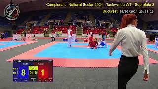 Campionatul National Scolar 2024 Taekwondo WT Suprafata 2 [upl. by Philippe]