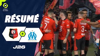 STADE RENNAIS FC  OLYMPIQUE DE MARSEILLE 2  0  Résumé  SRFC  OM  20232024 [upl. by Ayekehs]