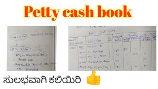 petty cash book meaning example problem [upl. by Nnayllas278]