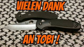 ✔DANKE AN TOBI Cuscadi Griffschalen fürs Benchmade Griptilian 550 hc [upl. by Adnoraj]