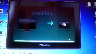 Como instalar aplicaciones de Android formato BAR en la Blackberry Playbook [upl. by Ardnazil190]