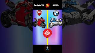 Ducati Panigale V4 Vs Bmw S1000rr Bike Comparison 😈💪🏻 ducati bmws1000rr shorts [upl. by Ugo988]