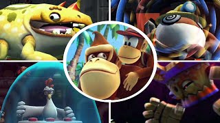 Donkey Kong Country Returns All Bosses [upl. by Maje]