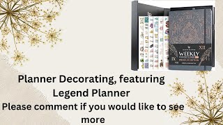 Planner Decorating featuring Legend Planner Would you like to know more about this [upl. by Freedman]