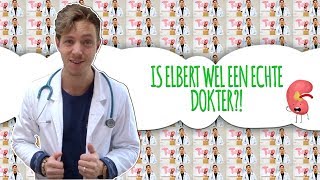 IS ELBERT WEL EEN ECHTE DOKTER  VRAAG HET YOUTUBEDOKTER ELBERT [upl. by Juback]