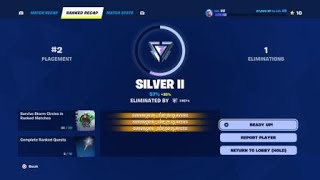 Fortnite solo ranked 2nd as Harlowe [upl. by Meri]