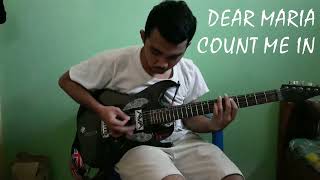 All Time Low  Dear Maria Count Me In Guitar Cover Bandlab [upl. by Aizirtap312]