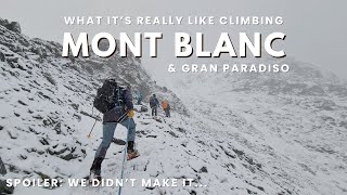 Mont Blanc  What Its Really Like Climbing Western Europes Highest Mountain Goûter Route [upl. by Rainger]