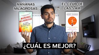 ¿Cuál es la Mejor Rutina Matutina El Club 5 de la Mañana vs Mañanas Milagrosas [upl. by Olav720]