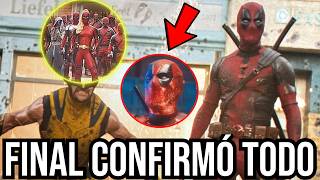 Deadpool y Wolverine explicada con spoilers CAMEOS escena post créditos y final [upl. by Talyah]