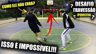 COMO O COACH NÃO ERRA O TRAVESSÃO  DESAFIOS DE FUTEBOL [upl. by Eidnalem]