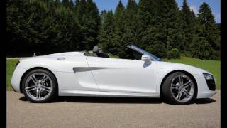 Trip Audi R8 Spyder 2010 V 10 Sound  in HD mit Außenboardcamera GoPro HD [upl. by Eberto]