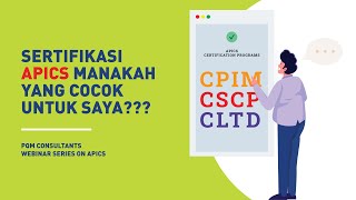 Perbedaan Sertifikasi APICS CPIM CSCP CLTD [upl. by Materi888]