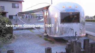 Vintage Airstream Awning エアストリーム Travel Trailers [upl. by Okimik715]