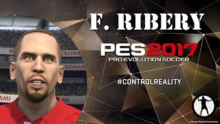 PES 2017 Face Build Franck Ribéry Bayern Munich [upl. by Attelrac]