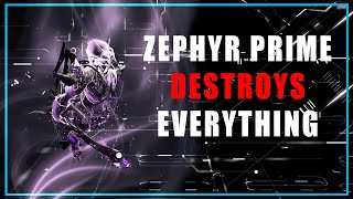 Zephyr Prime build  Easy to make  No archon shards [upl. by Ammann841]