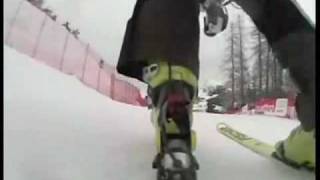 Hahnenkamm PointofView Downhill [upl. by Bhatt999]