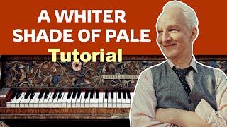 A Whiter Shade Of Pale Piano Tutorial 1960s Ballad Classic [upl. by Sheena]