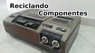 Reciclaje de Partes de una Videocasetera de los años 80 [upl. by Donnenfeld]