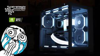 Lian Li 011 Dynamic Mini Snow Gaming PC Build in White 2022 [upl. by Stirling]