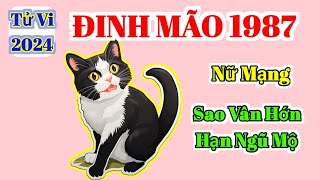 Nữ Mạng ĐINH MÃO 1987  Tử Vi năm 2024  Sao Vân Hớn 38 tuổi dinhmao1987 [upl. by Koetke]