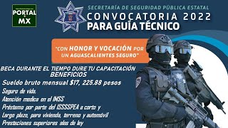 🟡 CONVOCATORIA 20222023 Policía Estatal GUÍA TÉCNICO integrate ✅ Secretaría de Seguridad Pública [upl. by Nickles]