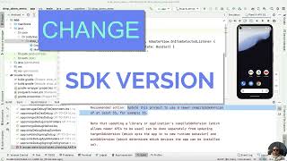 How to Change the API SDK Version in Android Studio [upl. by Razaele708]