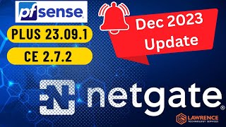 Critical December 2023 Security Updates For pfsense CE amp Plus [upl. by Naig491]