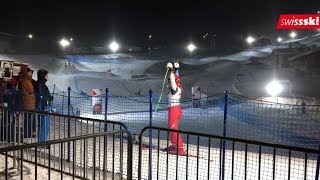 Skicross Weltcupstart in Arosa  2018 [upl. by Truitt]