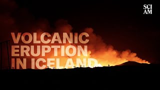 Incredible Footage of the Volcanic Eruption in Iceland [upl. by Tugman723]