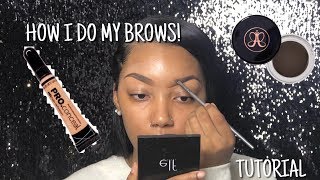 Quick amp Easy Eyebrow Tutorial  Jasmine Hall GIVEAWAY IN DESCRIPTION [upl. by Balac]