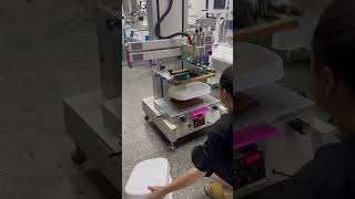 Storage box lid screen printing machine beer box screen printing machine丝印机，移印机，丝网印刷机厂家直销 [upl. by Lauter]