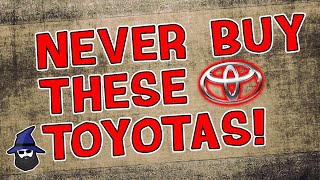 Never buy a TOYOTA with these issues according to the 20 years of CAR WIZARD mechanic experience [upl. by Sera917]