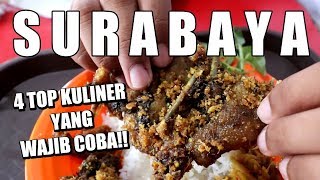 4 TOP KULINER DI SURABAYA YANG WAJIB COBA [upl. by Hesper972]