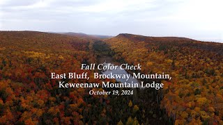 Fall Color  East Bluff Brockway Mountain Keweenaw Mountain Lodge  101924 [upl. by Montford657]